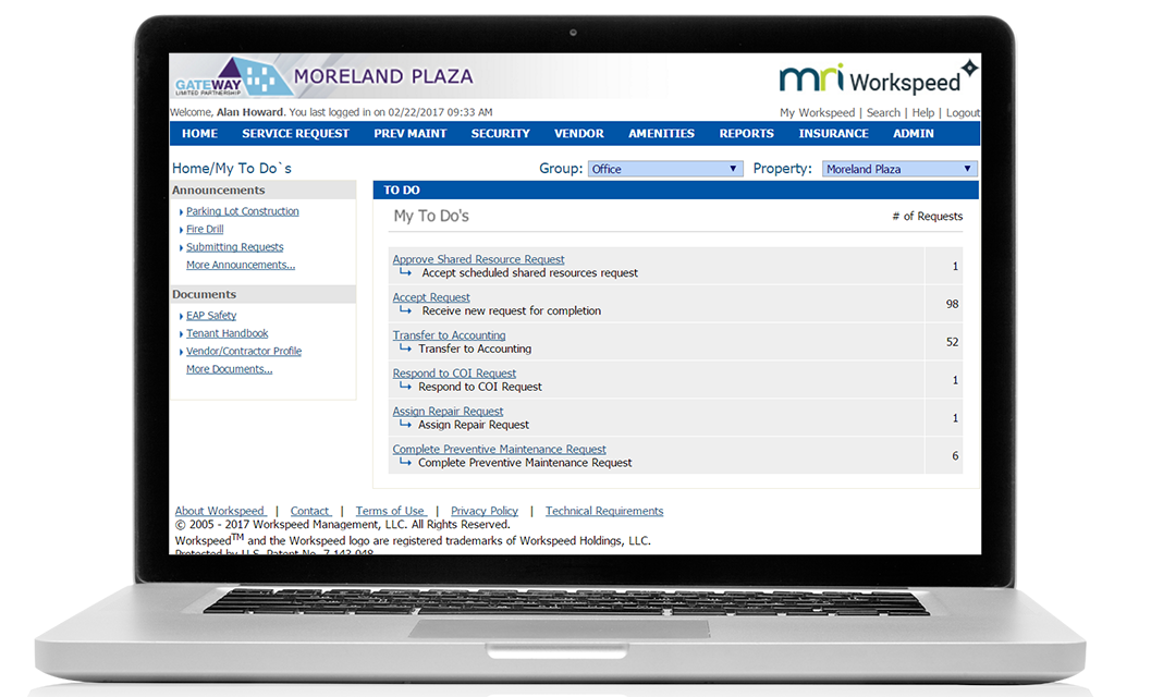 Workspeed Property Management Software Workspeed Property Management Software