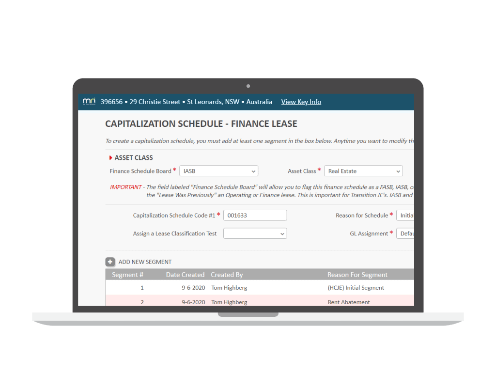 lease accounting software