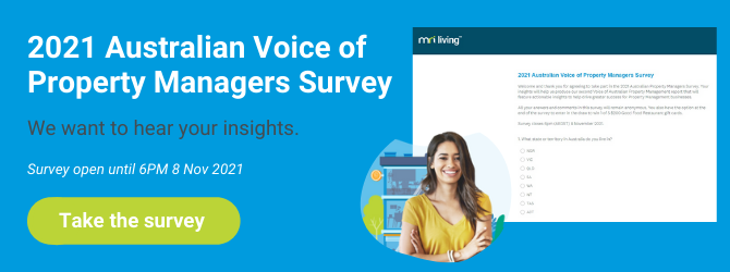 Australian Voice of property management survey banner