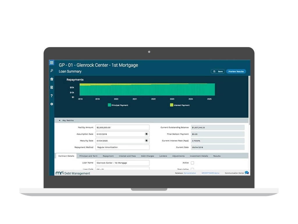 Debt management software for real estate MRI Software