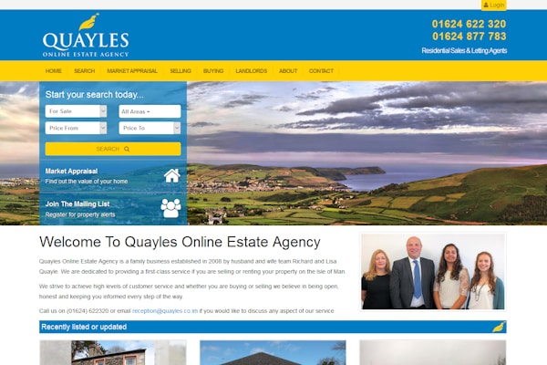 website design for estate agents