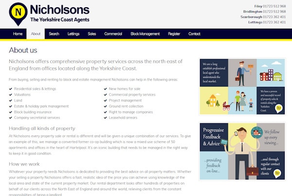 design a website for your estate agency