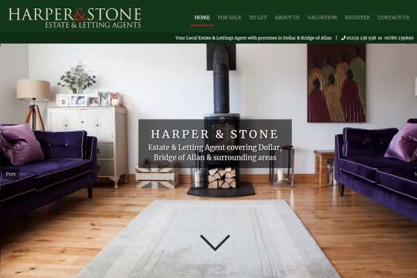 estate agent website design