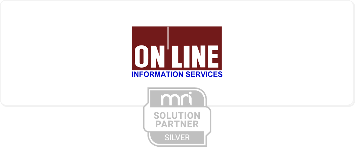 ONLINE Information Services Silver Partner Badge