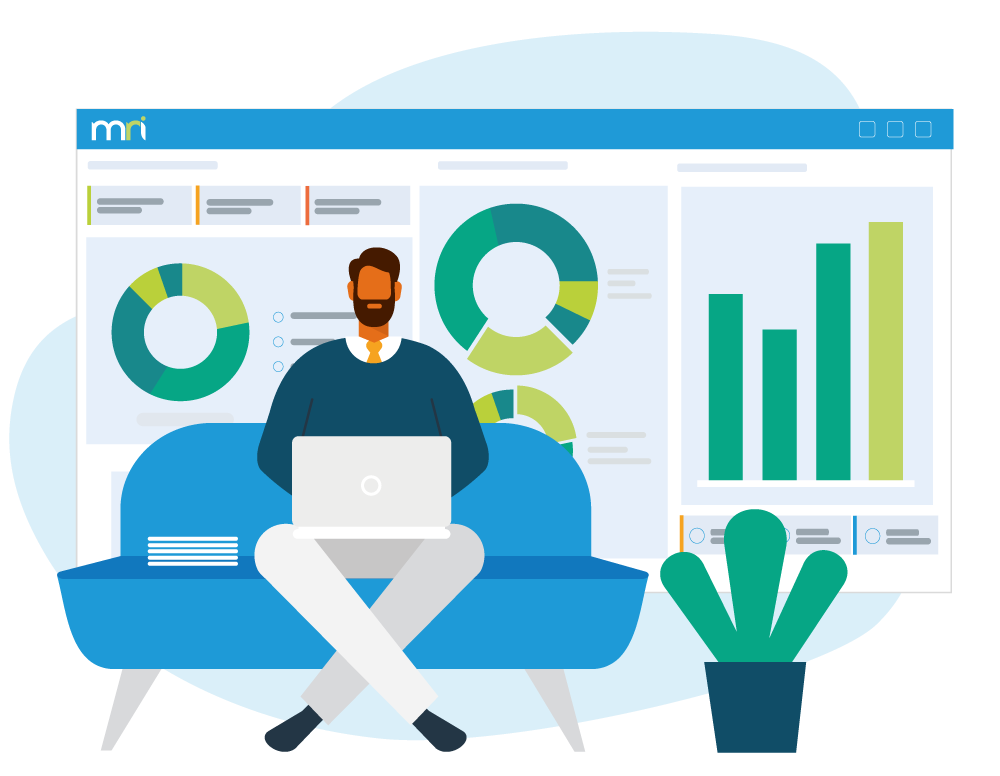 integrated workplace management system dashboard abstraction