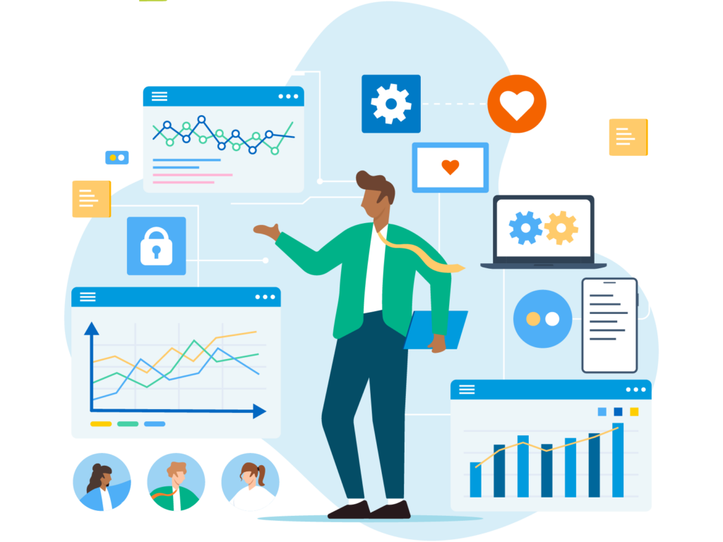 building manager software illustration