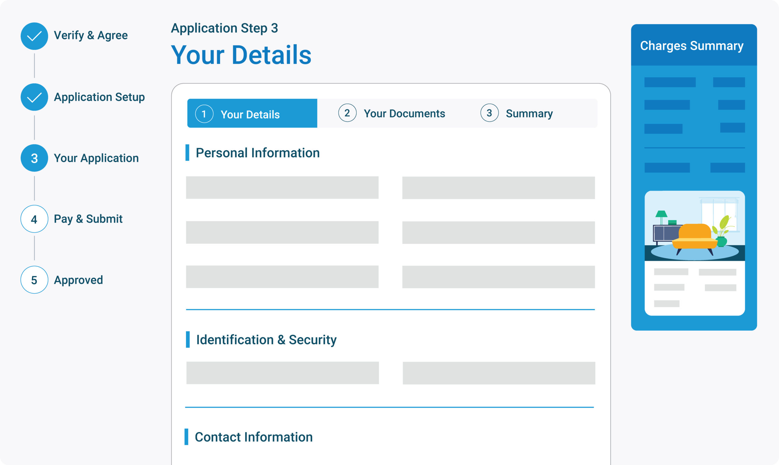 engage application UI