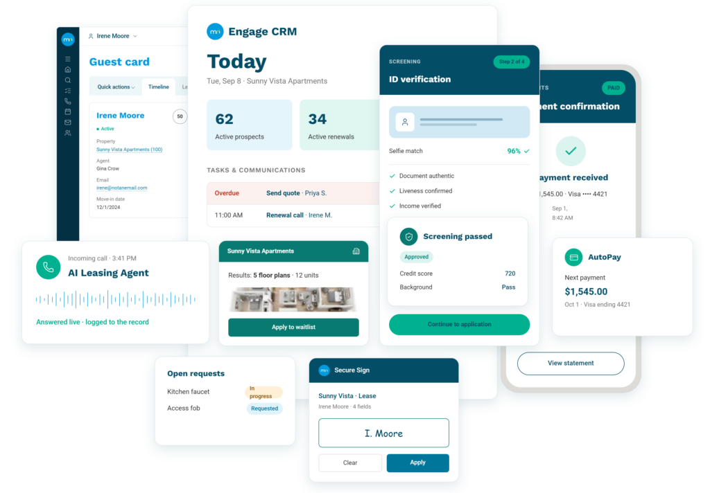 MRI Engage — Leasing & Resident Engagement Software - Connected on the back end. Simple on the front end.
