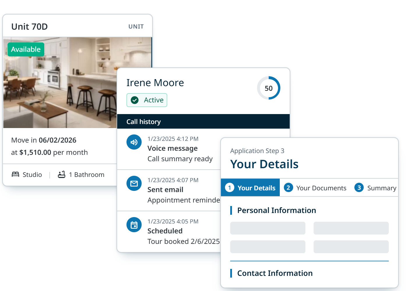 property management software for multifamily leasing management